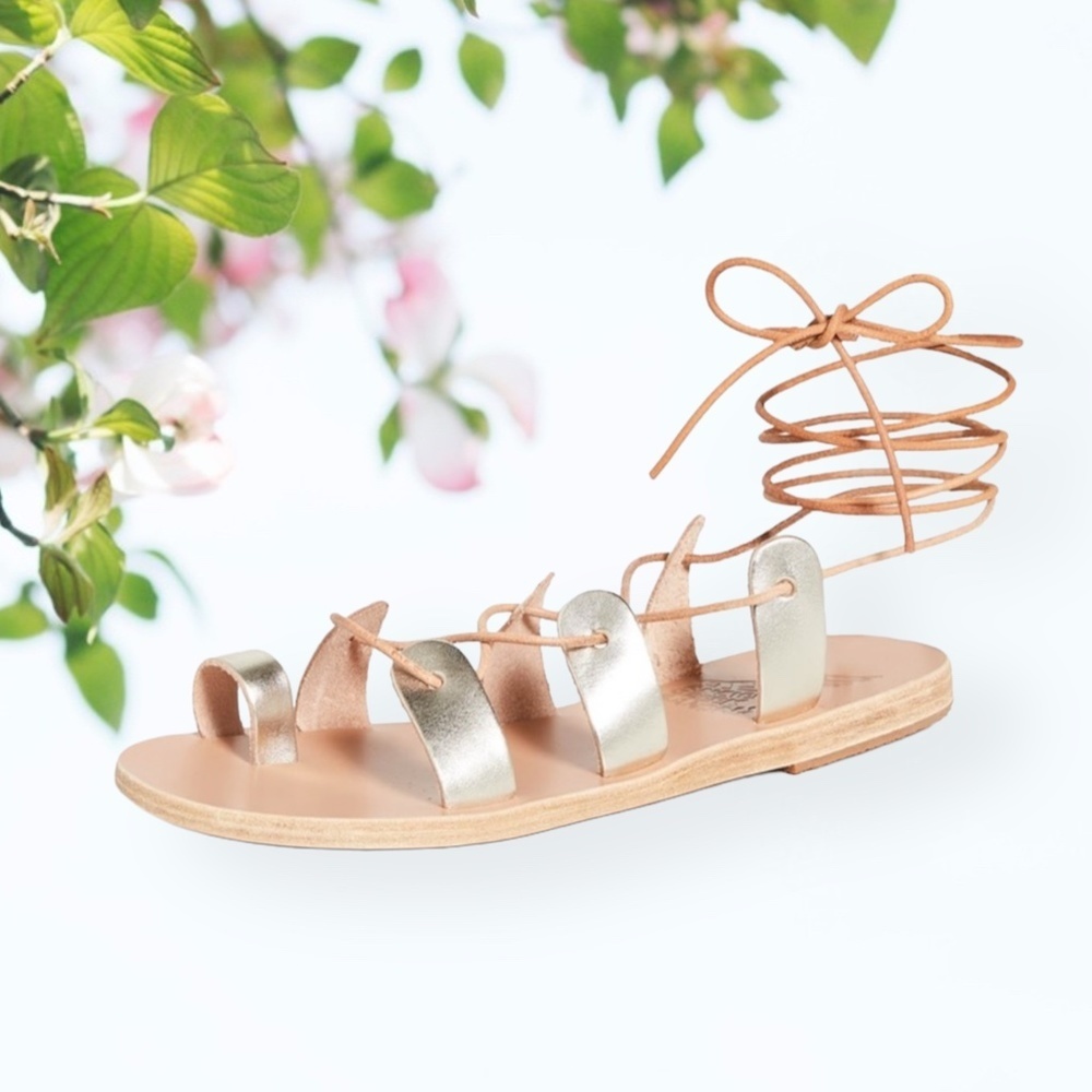 ANCIENT Greek Sandals Lace Up Gladiators